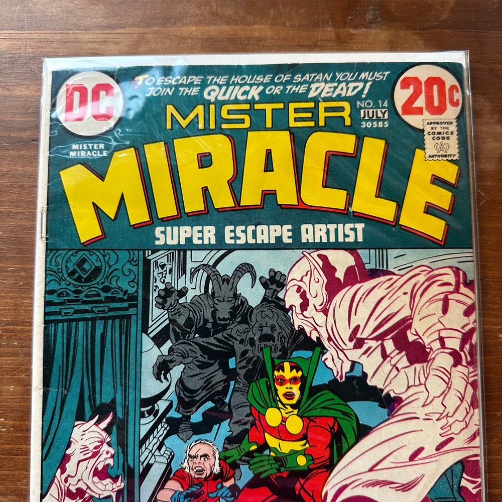 DC Comics Mister Miracle #14 July 1973 Jack Kirby Madame Evil Eyes VG/VG+ Raw - Picture 2 of 8